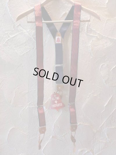 画像1: (DEAD STOCK)COREFIGHTER/SUSPENDERS  NAVYxREDxBROWN