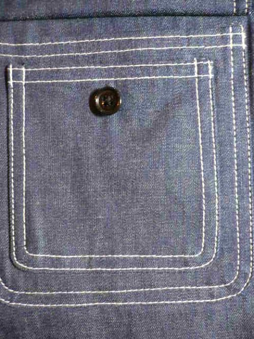 他の写真3: ☆SALE 50%OFF☆ SEVENTY FOUR/DENIM WORK VEST  INDIGO