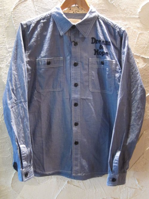 他の写真1: JOEY/EMBROIDERY CHAMBLAY SHIRTS CALIFORNIA BLUE