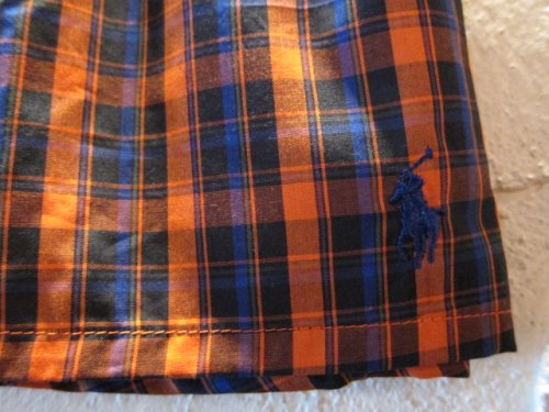 他の写真2: RALPH LAUREN/WOVEN BOXER  ORANGExNAVY