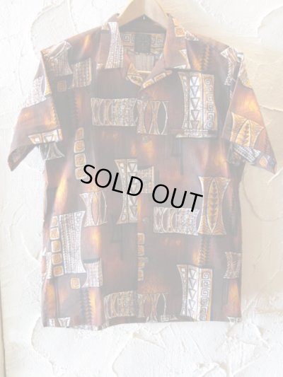 画像1: A GOODTIME PRODUCTION/HAWAIIAN OPEN SHIRTS  BROWN