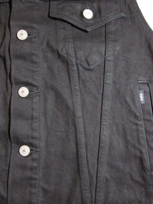 他の写真2: RATS(ラッツ)/BLACK DENIM VEST  BLACK