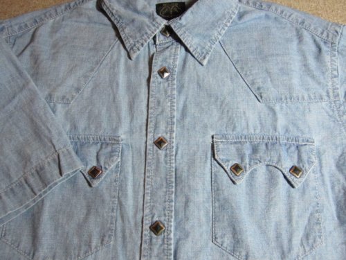 他の写真2: A GOODTIME PRODUCTION/CHAMBLEY WESTERN SHIRTS S/S AGING ICE BLUE