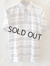 COREFIGHTER/BORDER UNIFORM POLO　WHITEｘGRAY
