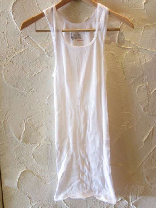 他の写真1: HANES/3.8oz RIB TANK TOP  WHITE