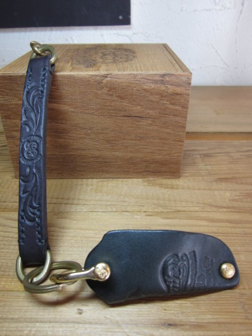 他の写真3: GROK LEATHER/KEY COVER PLANE BLACK HOSE HIDE