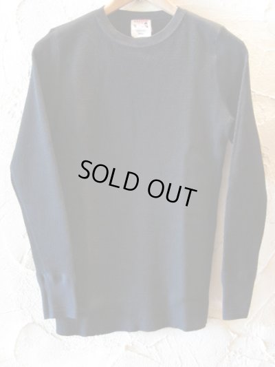 画像1: GLAD HAND(グラッドハンド)/STANDARD  WAFFLE L/S T  BLACK　27