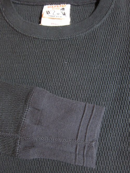 他の写真2: GLAD HAND(グラッドハンド)/WAFFLE L/S T-SHIRTS  BLACK　10