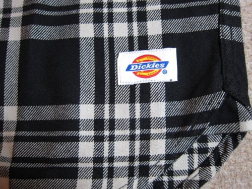 他の写真3: DICKIES/VIYELLA CHECK L/S B.D SHIRTS  BLACKxWHITE