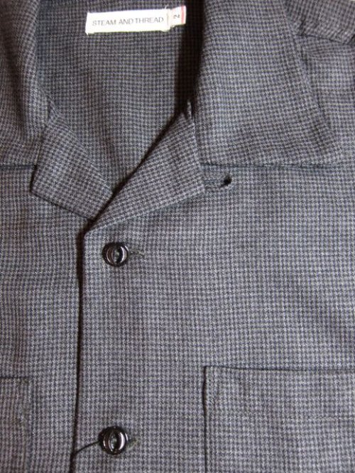 他の写真3: (SALE 35%OFF) STEAM AND THREAD/CAMP SHIRT WOOL  BLACK