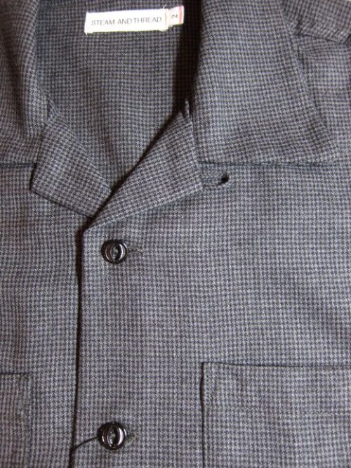 他の写真3: ☆SALE 50%OFF☆ STEAM AND THREAD/CAMP SHIRT WOOL  BLACK