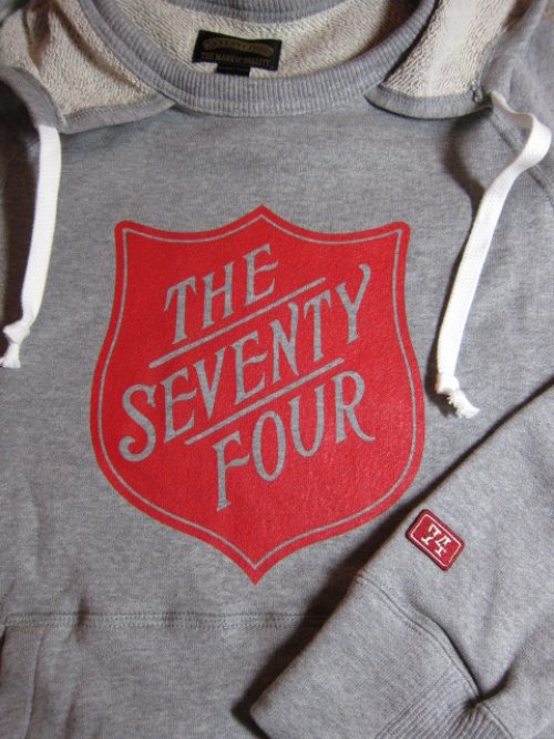 他の写真2: (SALE 40%OFF) SEVENTY FOUR/PULLOVER SWEAT HOODY  GRAY