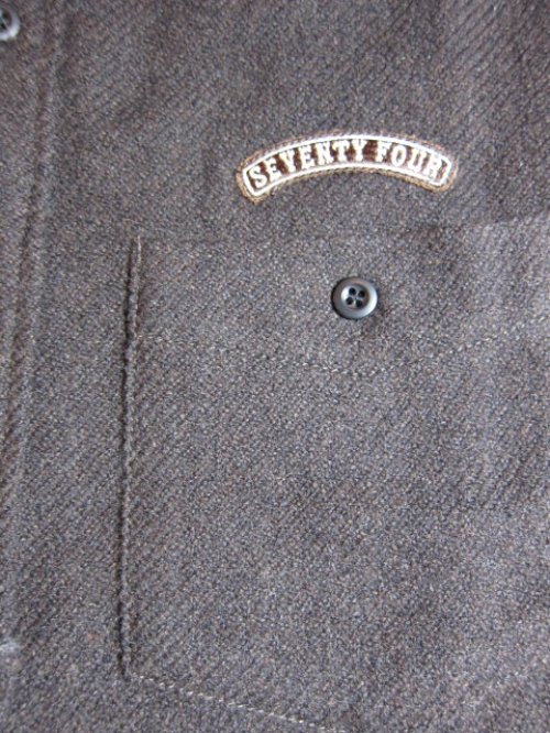 他の写真3: SEVENTY FOUR/WOOL SHIRTS L/S  BROWN