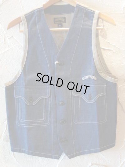 画像1: SEVENTY FOUR/DENIM WORK VEST  INDIGO
