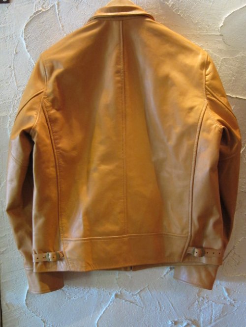 他の写真1: RATS/CORSAC LEATHER JKT  CAMEL