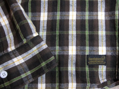 他の写真3: (DEAD STOCK)COREFIGHTER/CHECK FLANNEL SHIRTS  BROWN