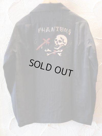 画像1: GANGSTERVILLE(ギャングスタービル)/PHANTOMS SHIRTS  BLACK