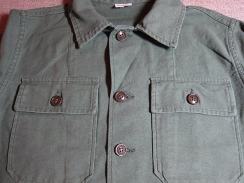 他の写真2: SURPLUS/US TYPE FATIGUE SHIRTS PLAIN OLIVE