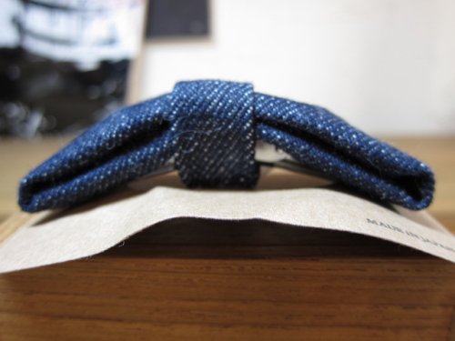 他の写真1: BELAFONTE/CLIP BOW TIE DENIM  12.5ozRIGID