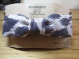 BELAFONTE/CLIP BOW TIE LEOPARD