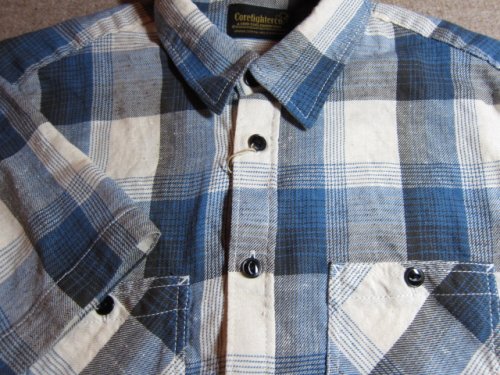 他の写真2: (SALE 40%OFF)COREFIGHTER/SHORT SLEEVE SHIRTS CHECK  BLUE