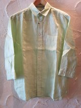 (SALE 40%OFF) PAN HARD/RAMIE 3/4 SHIRTS  GREEN