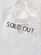 INTERFACE/JESUS FOR GET ME TOTE BAG  OFFWHITE