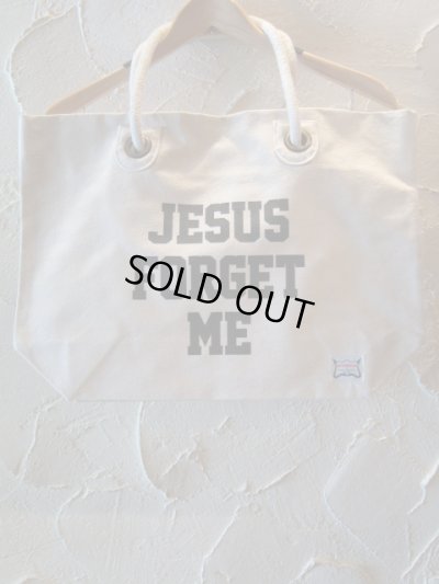 画像1: INTERFACE/JESUS FOR GET ME TOTE BAG  OFFWHITE