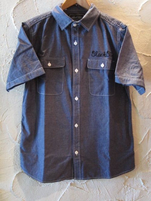 他の写真1: GROOVER GRAND/BACK EMBROIDERY CHAMBLAY SHIRTS  BLUE