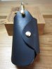 画像1: GROK LEATHER/KEY COVER ELECT PLANE BLACK  (1)