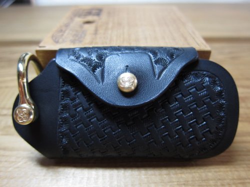 他の写真1: GROK LEATHER/KEY COVER ELECT BASKET BLACK 