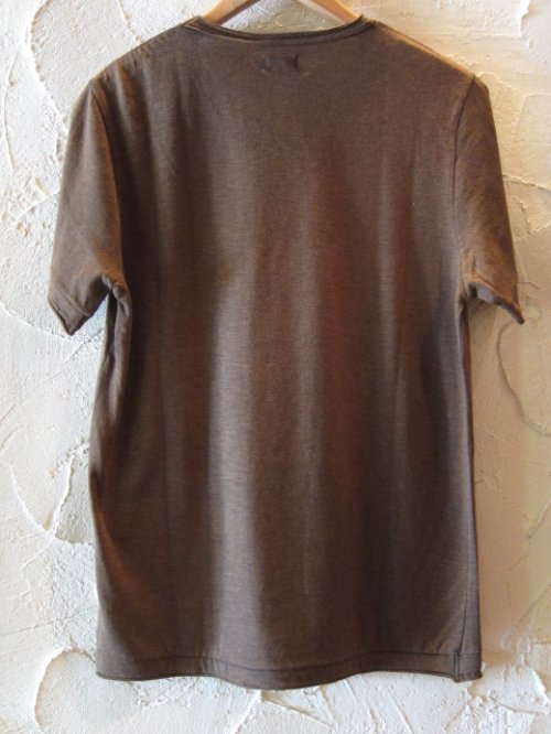 他の写真1: ☆SALE 65%OFF☆ UNIFIED/IRON CROSS 銀箔 PRINT TEE　BROWN