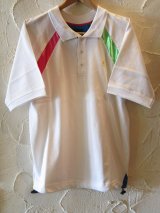 ☆SALE 50%OFF☆ GROOVER GRAND/NEON S/S POLO　WHITE