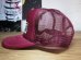 画像2: Feel FORCE/ONE&ONLY MESH CAP  BURGUNDY (2)