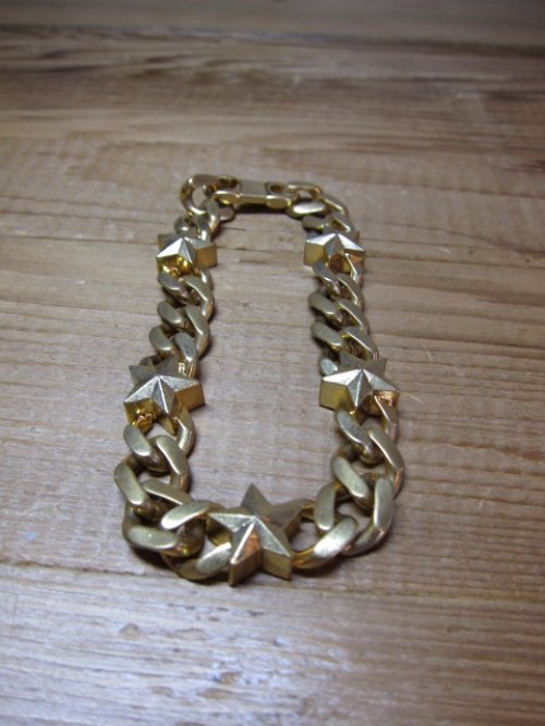 他の写真1: ROTTWEILER/CHAIN BRACELET STARS  GOLD