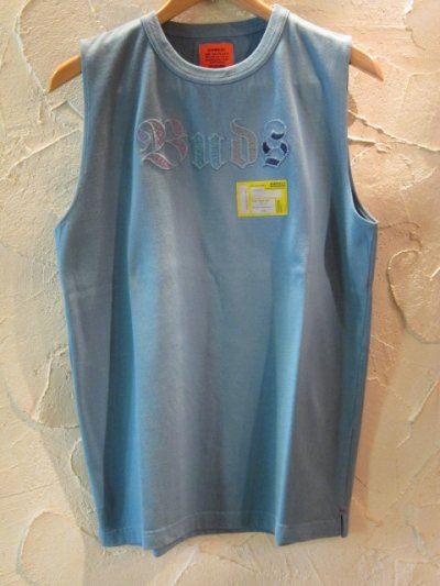 画像1: ☆SALE 60%OFF☆ GO WEST/NO SLEEVE PATCH TEE BAD  BLUE(SAX)