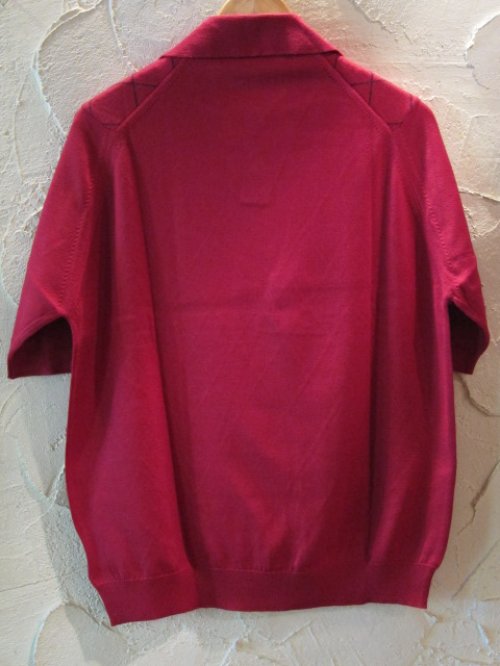 他の写真1: ☆SALE 65%OFF☆ JOHN SMEDLEY/COTTON ARGYLE S/S POLO  RED