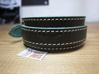 画像3: QUITTER/LEATHER WRISTBAND  GREEN