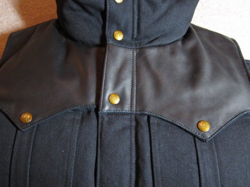 他の写真2: RATS/BLACK DENIM DOWN VEST  BLACK