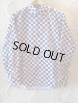 SUNNY C SIDER/CHECKER SHIRTS  PINKxBLUE