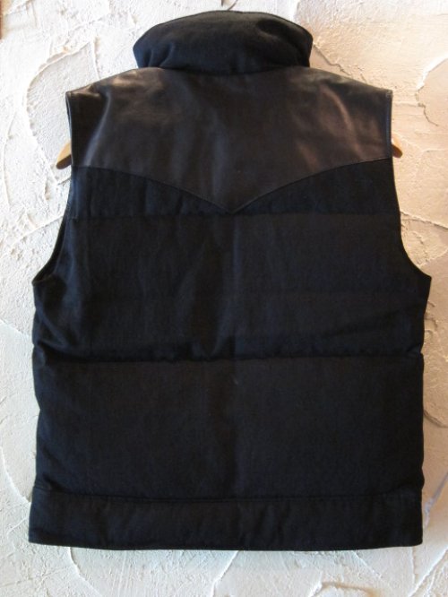 他の写真1: RATS/BLACK DENIM DOWN VEST  BLACK