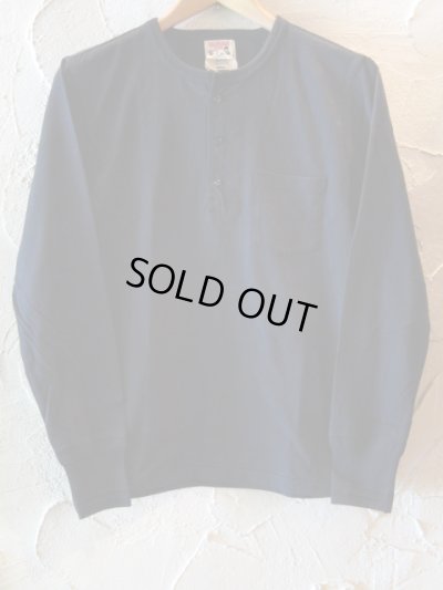 画像1: GLAD HAND(グラッドハンド)/STANDARD HENRY POCKET L/S T BLACK