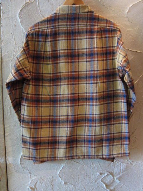 他の写真1: BELAFONTE/SNAP CHECK FRANNEL SHIRTS  BEIGE