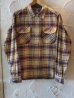 画像1: BELAFONTE/SNAP CHECK FRANNEL SHIRTS  BEIGE (1)