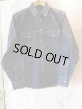 (DEAD STOCK)COREFIGHTER/SNAP BUTTON DENIM SHIRT  10ozRIDID