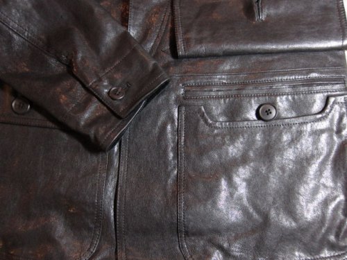 他の写真3: (SALE 40%OFF) BELAFONTE/GOAT LEATHER HUNTING JK  BLACK