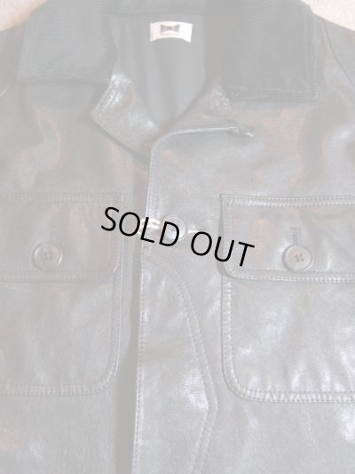 画像3: BELAFONTE/GOAT LEATHER HUNTING JK  BLACK