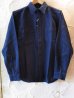 画像1: VINTAGE EL/SOLID NELL WORK SHIRT  NAVY (1)