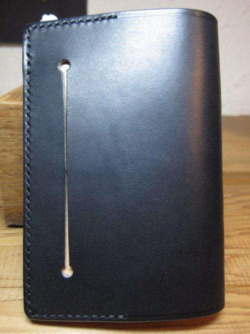 他の写真1: GROK LEATHER/NEW NOTE BOOK COVER S PLAIN BLACK 