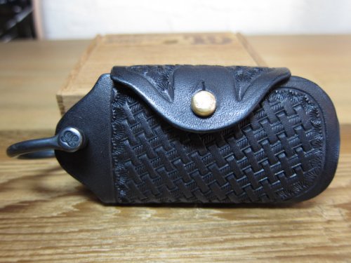 他の写真2: GROK LEATHER/KEY COVER ELECT BASKET BLACKxBLACK